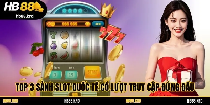 Top 3 sảnh slot quốc tế có lượt truy cập đứng đầu mỗi ngày